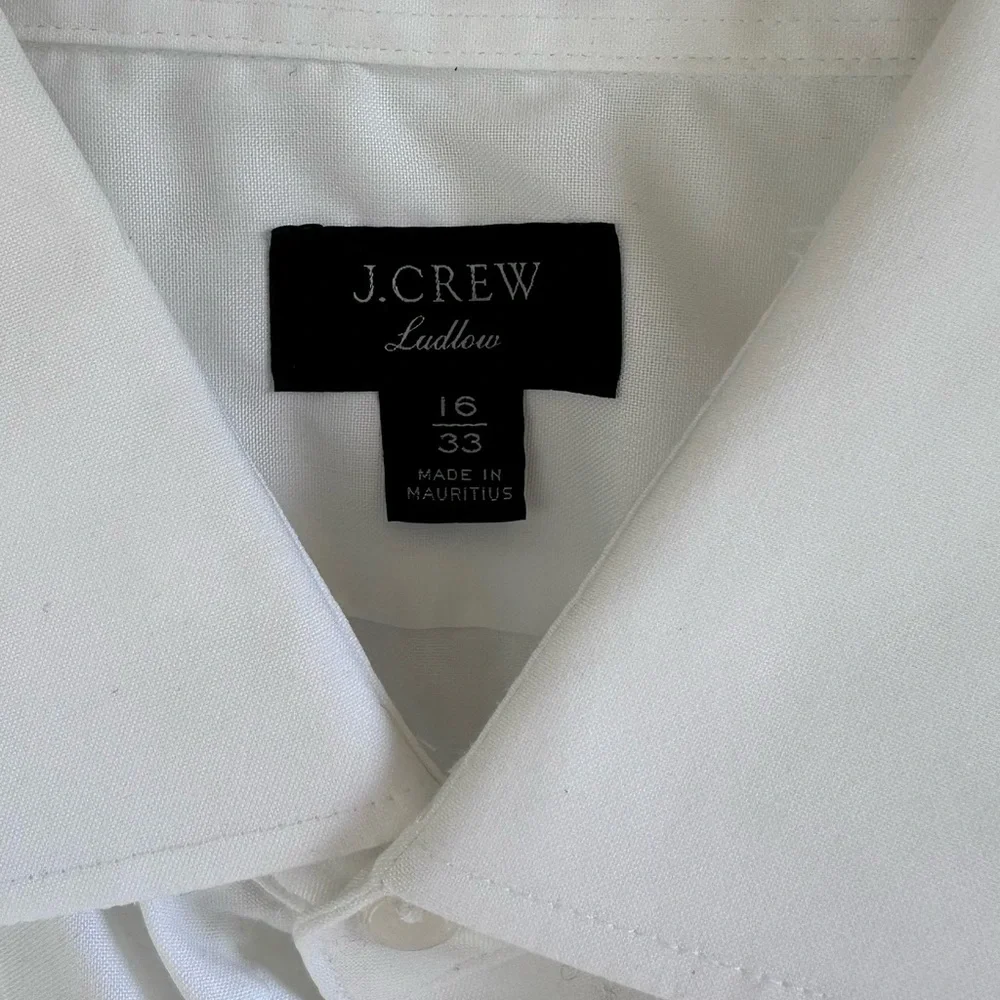 J. Crew White Dress Shirt for Men‎